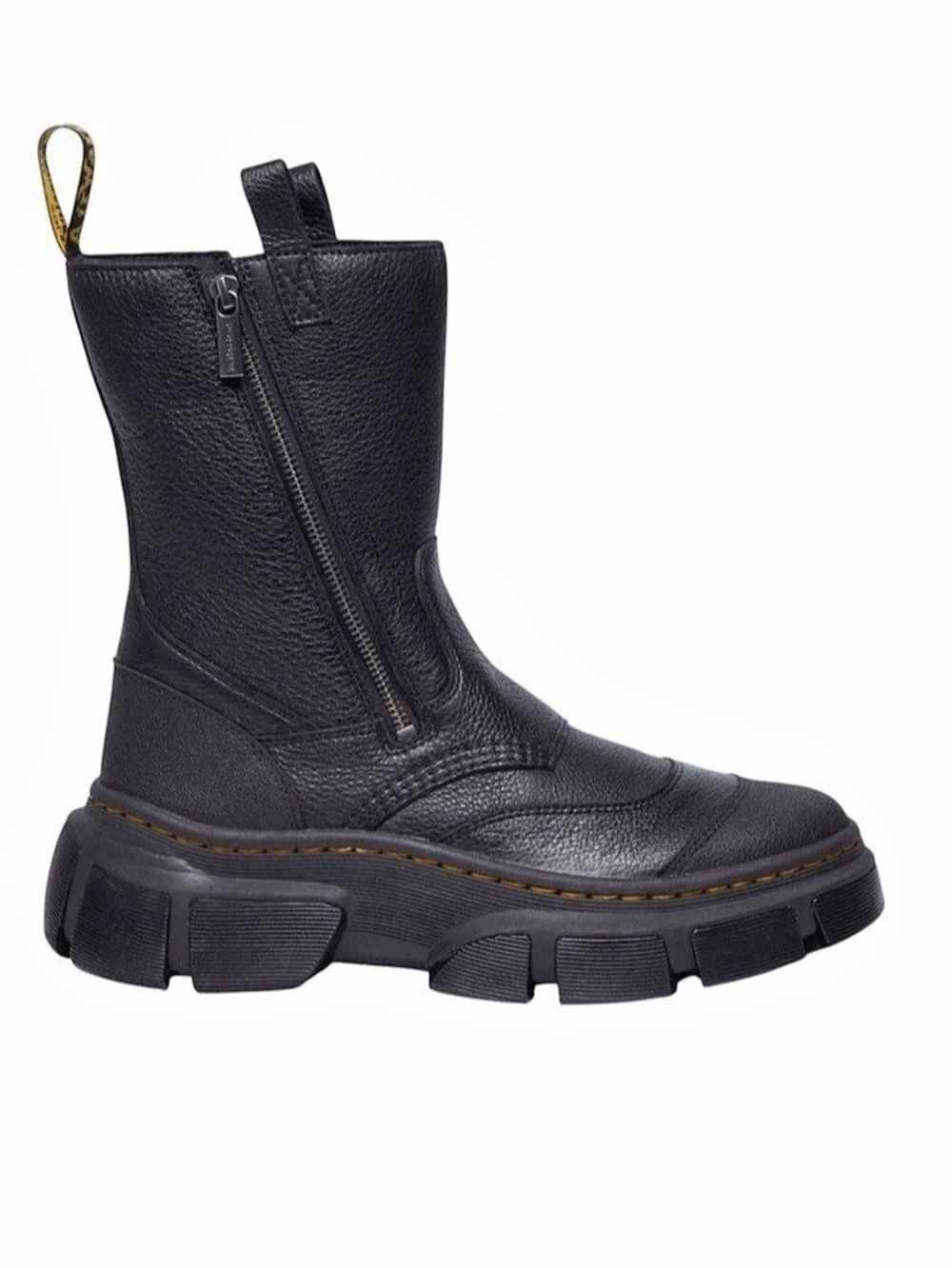 Dr. Martens Audrick Black Platform Combat Boots Like New